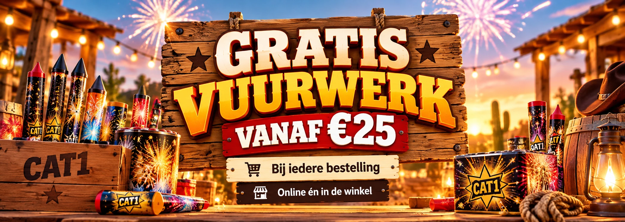 Gratis vuurwerk