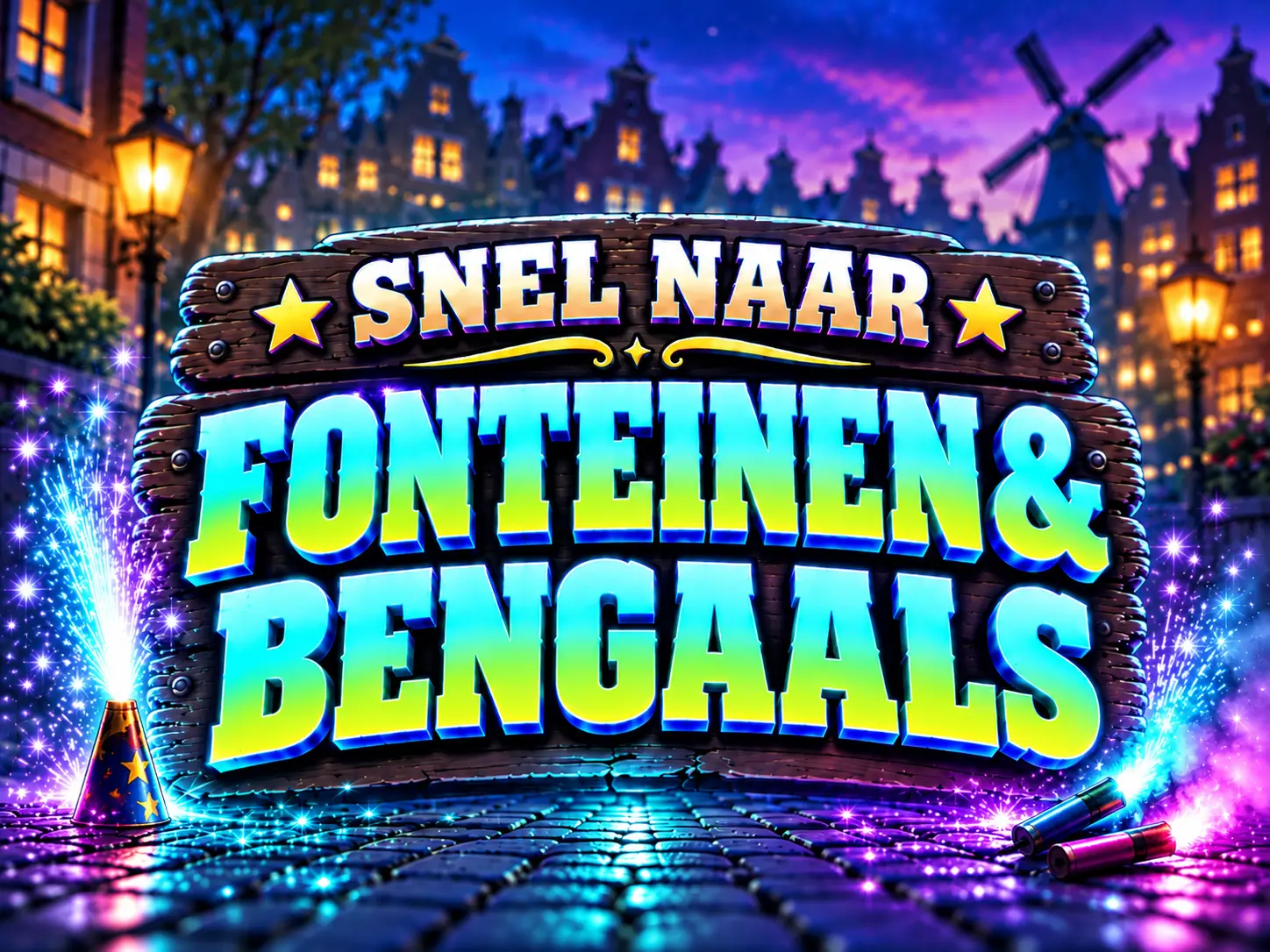 Fonteinen en Bengaals vuur