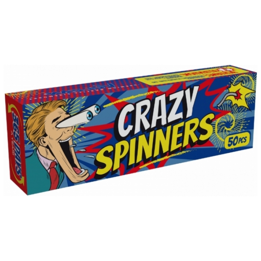 Crazy Spinners wondertollen - Vulcan Fireworks (50 stuks / doos)