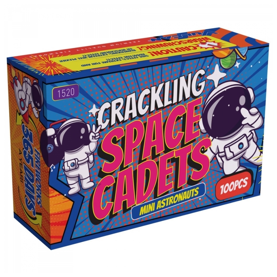 Space Cadets knetterrotjes - Vulcan Fireworks (100 stuks / doos)