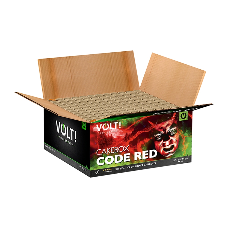 Code Red compound cakebox (2000 gram / 144 schots)