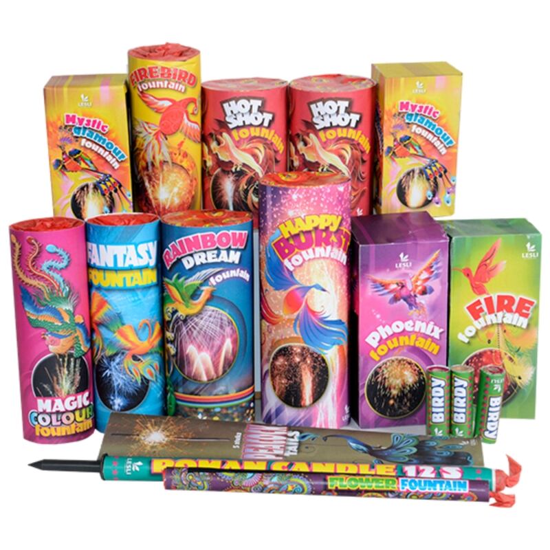Budget Box Phoenix pakket - Lesli Fireworks (21 stuks / pakket)