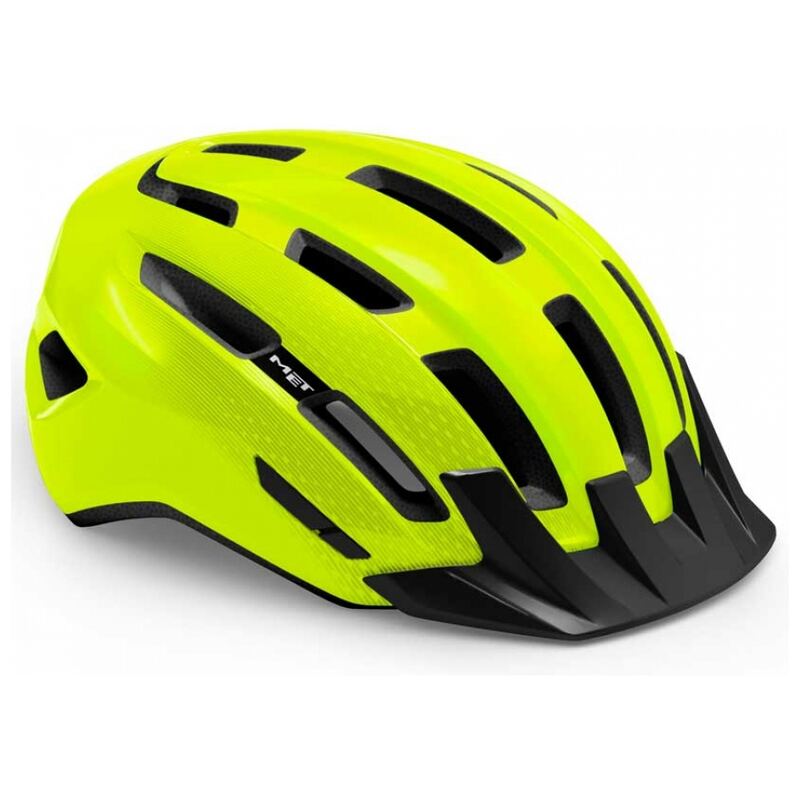 Fietshelm MET Downtown met MIPS 52 - 58cm geel