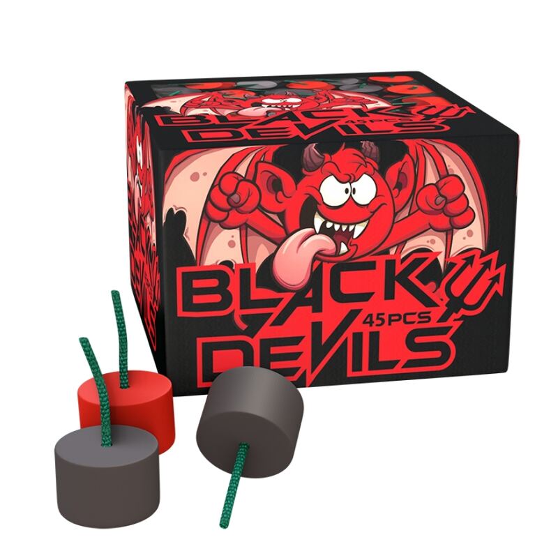 Black Devils Crackling Flashes strobo - Lesli Fireworks (45 stuks / pak)