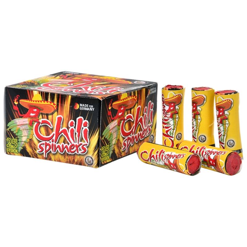 Chili Spinners Crackling wondertollen - Lesli Fireworks (25 stuks / pak)