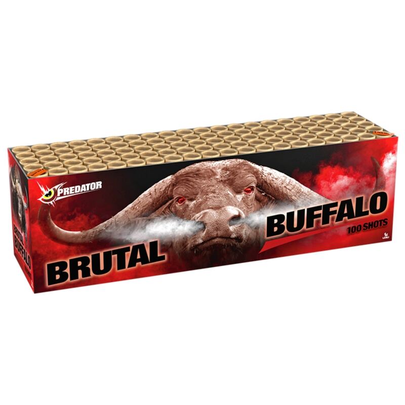 Brutal Buffalo compound cakebox - Lesli Fireworks (2000 gram / 100 schots)