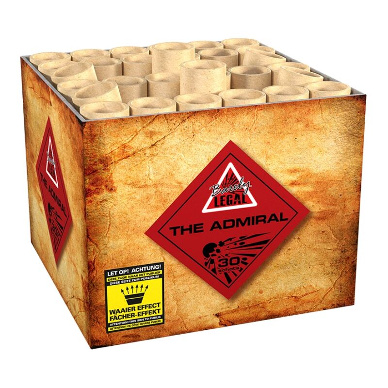 The Admiral siercake - Barely Legal (400 gram / 30 schots)