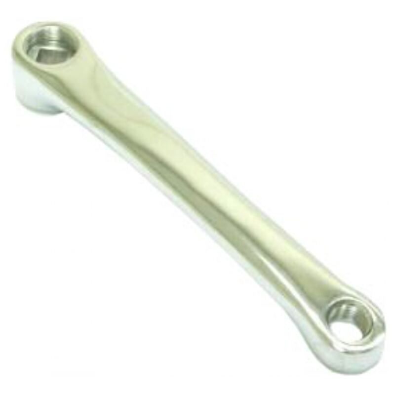 Crank links 170mm standaard staal chroom
