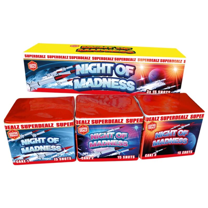 Night Of Madness combideal - Superdealz (300 gram / 45 schots)