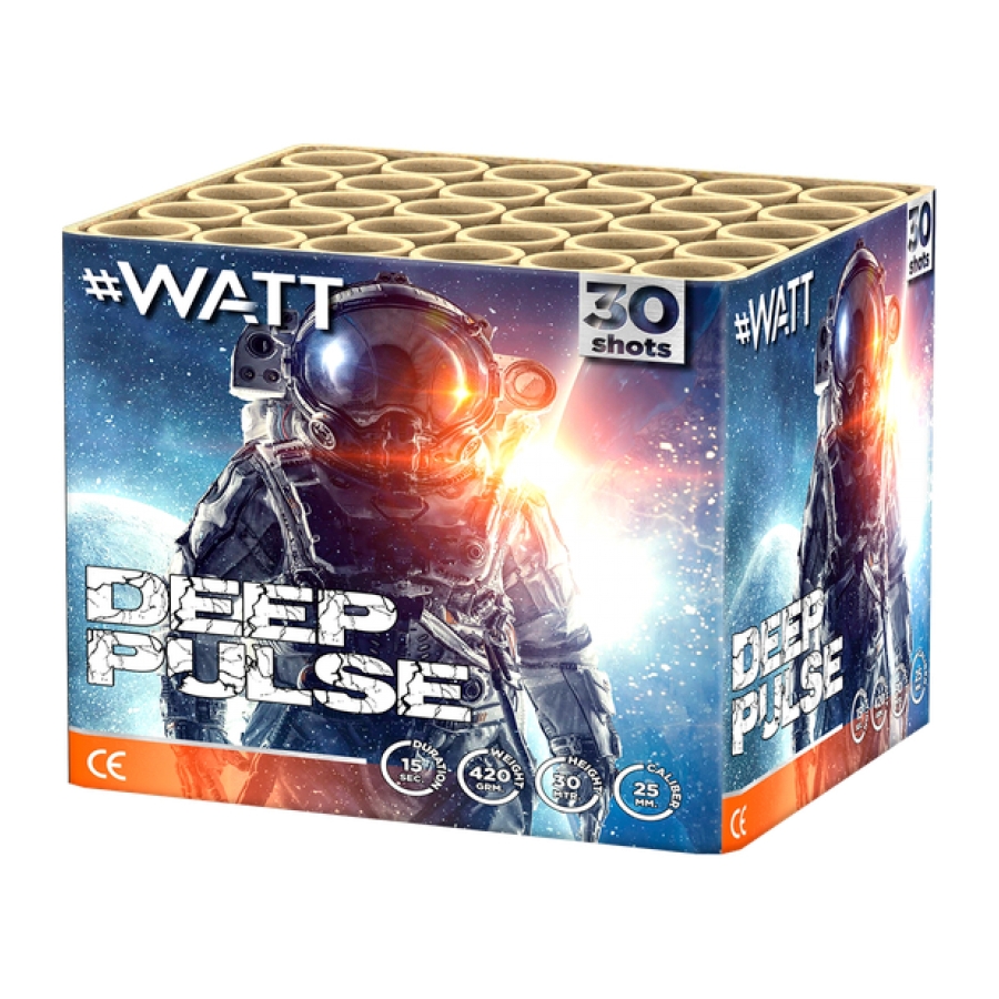 Deep Pulse 1+1 GRATIS siercake - #WATT Collection (30 schots / 420 gram)
