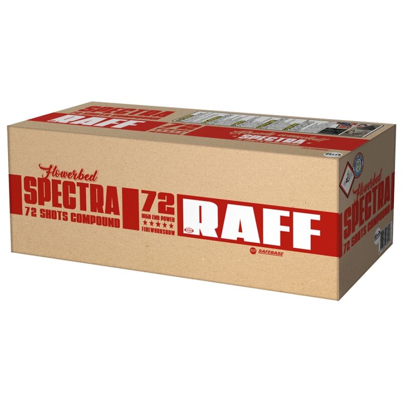Spectra compound compound cakebox - RAFF Collection (1000 gram / 72 schots)