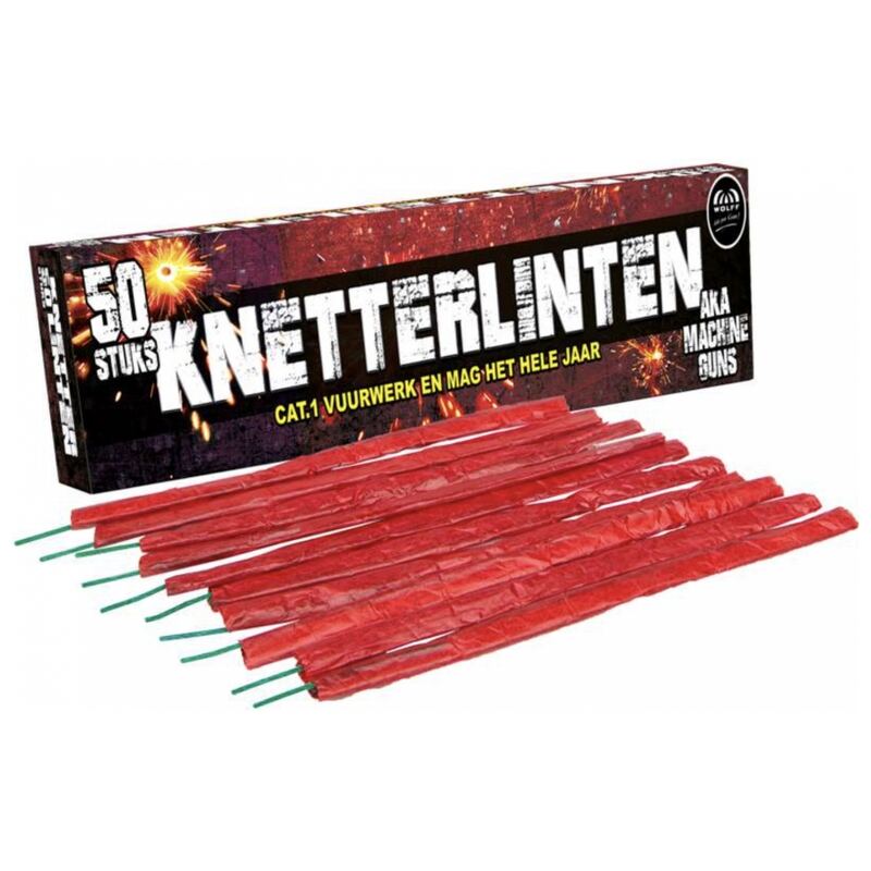 Knetterlinten Mega Pack - Wolff Vuurwerk (50 stuks / pak)