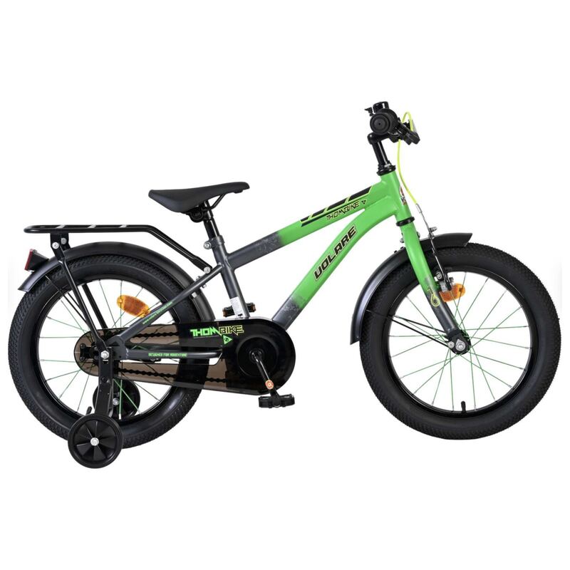 16 inch Volare ThomBike Adventure zwart / groen