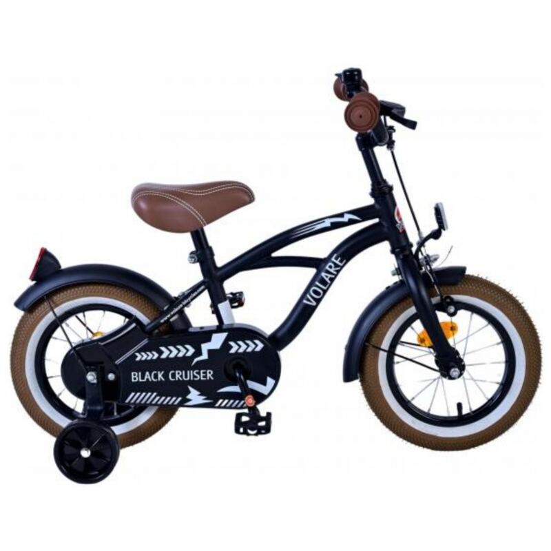 12 inch Volare Black Cruiser Beach mat zwart