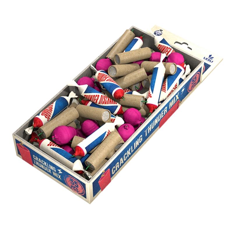 Crackling Thunder Mix combi - Lesli Fireworks (55 stuks / doos)