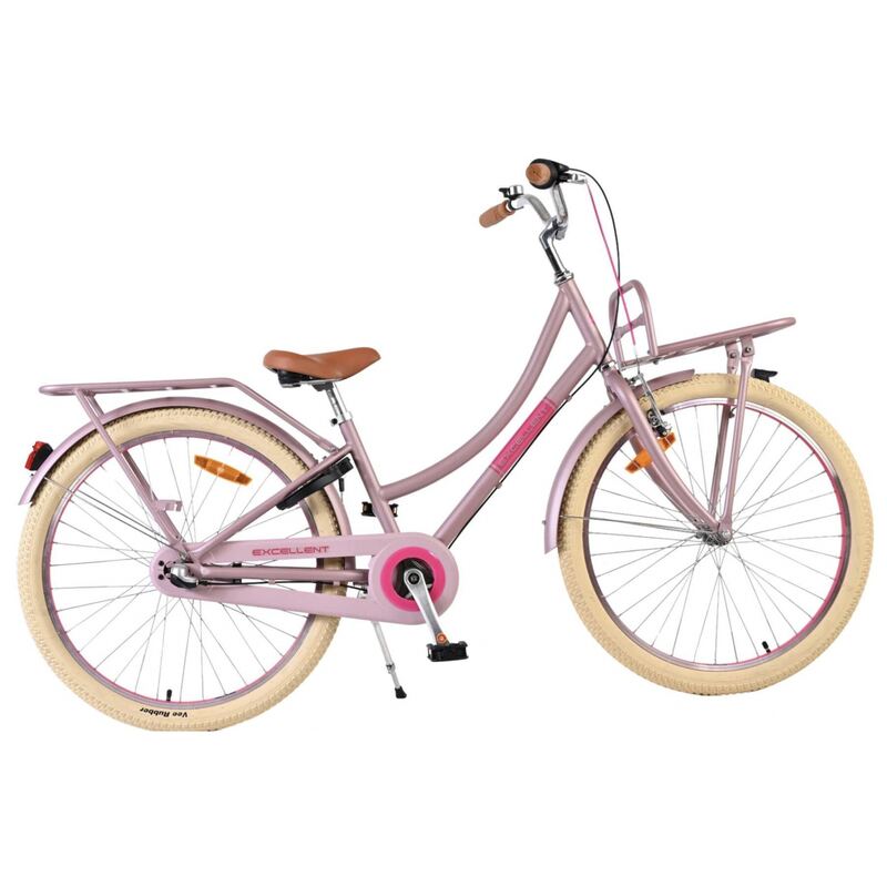 24 inch Volare Excellent Deluxe 3 Speed mat roze