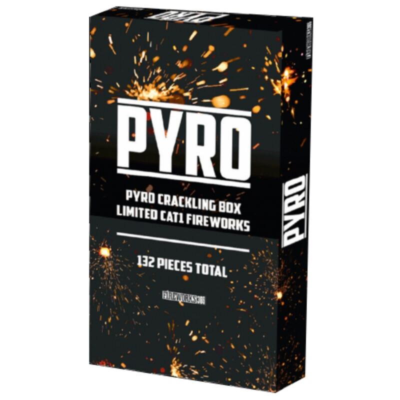 Pyro Crackling Box by Sven&Koen - Lesli Fireworks (132 stuks / pak)