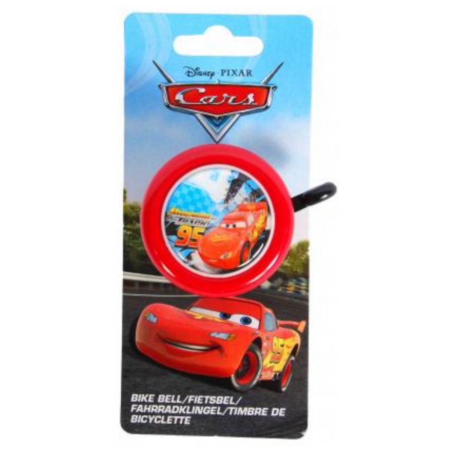 Fietsbel Disney Cars 2 metaal rood