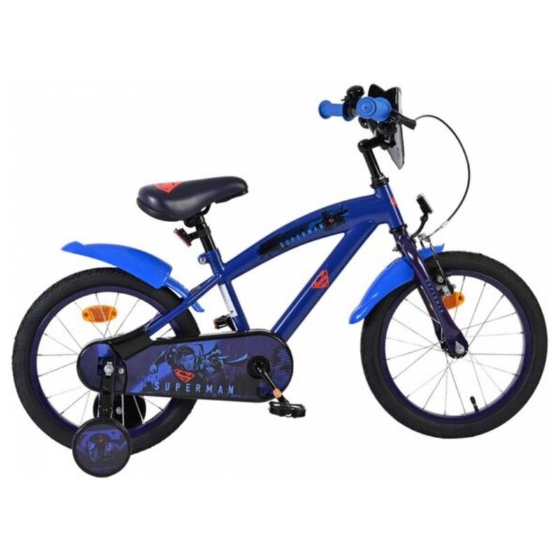 16 inch Volare Superman Racer blauw / zwart