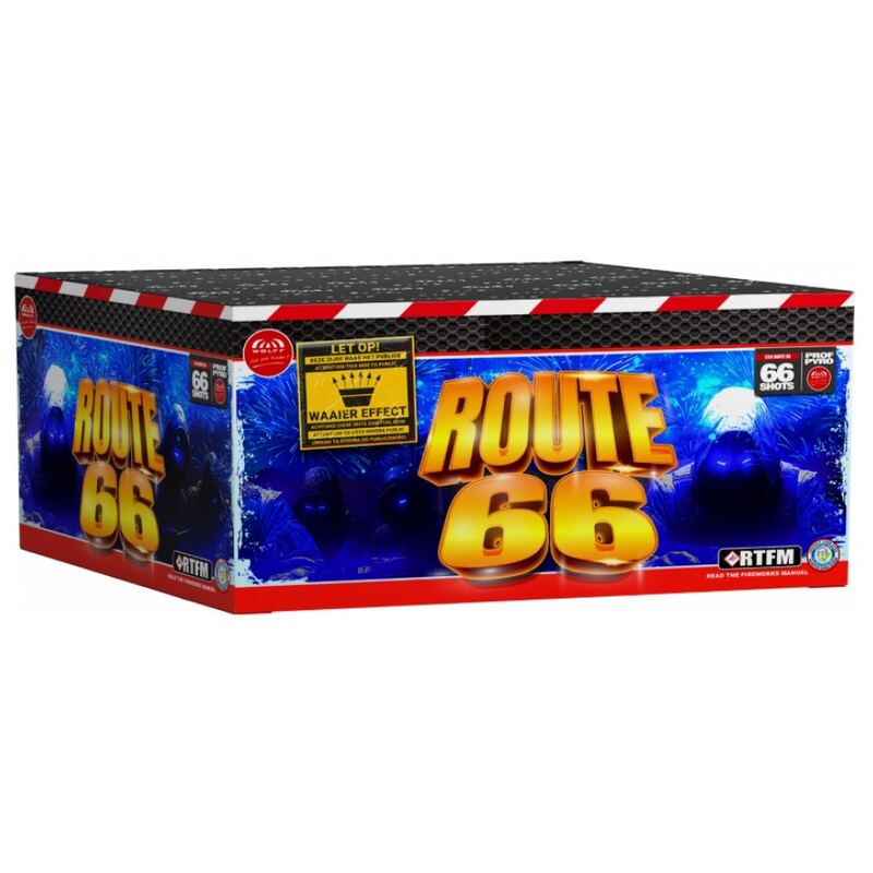 Route 66 siercake - Wolff Selection (450 gram / 66 schots)