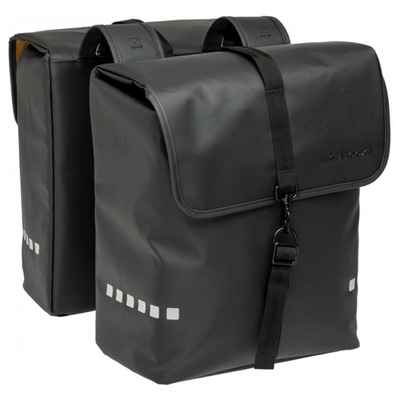 Fietstassen New Looxs Odense dubbel 39 liter zwart