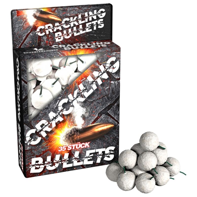 Crackling Bullets knetterballen - Lesli Fireworks (35 stuks / pak)