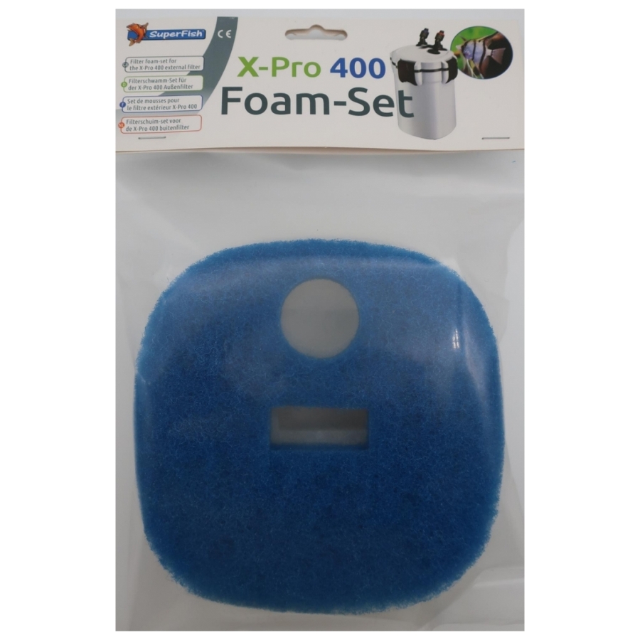 X-pro 400 foam-set filterschuim