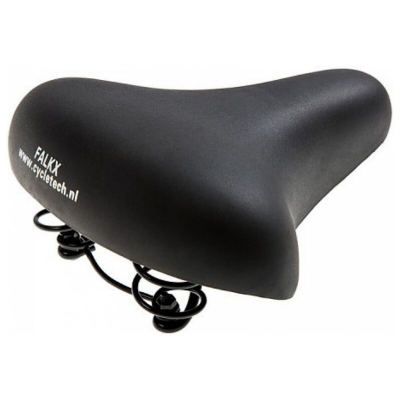 Zadel Falkx Bigg S Springs universeel zwart