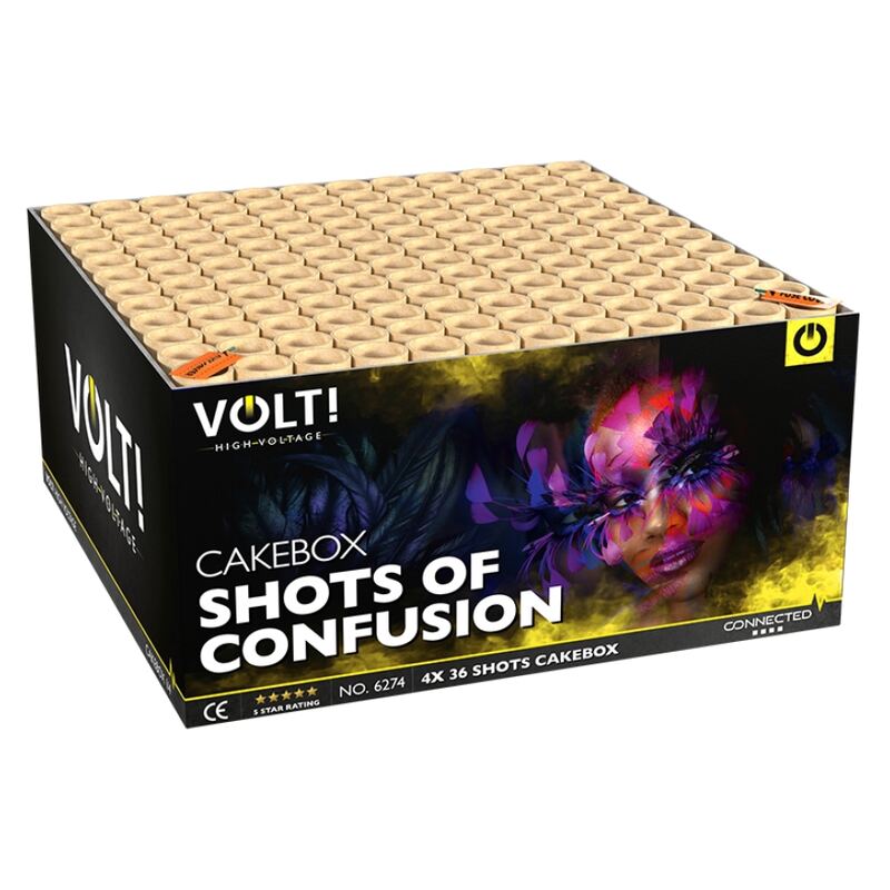 Shots of confusion compound cakebox - VOLT! Collection (2000 gram / 144 schots)