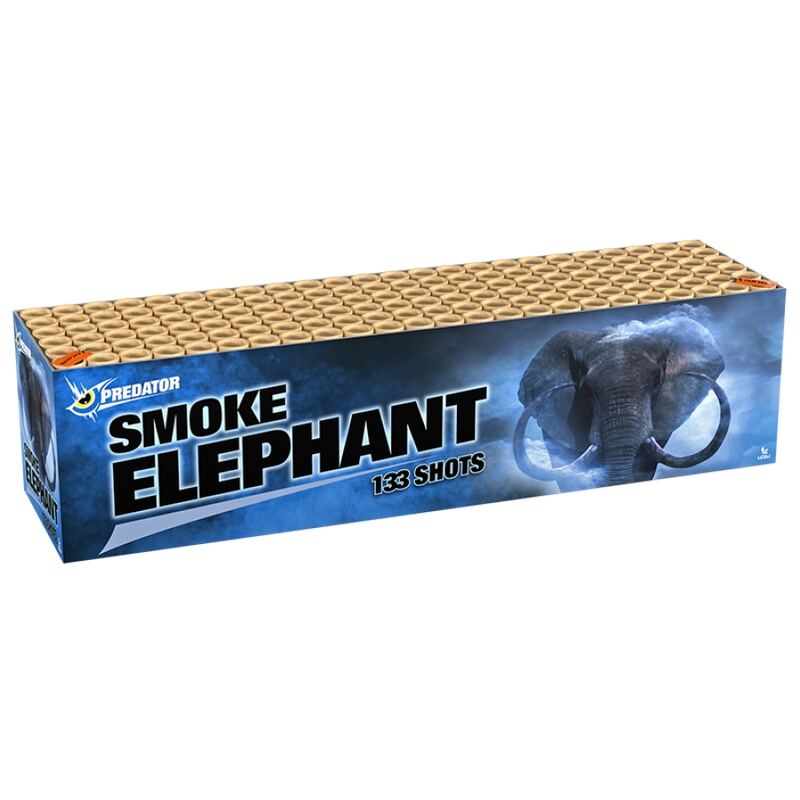The Smoke Elephant cakebox - Lesli Fireworks (2000 gram / 133 schots)