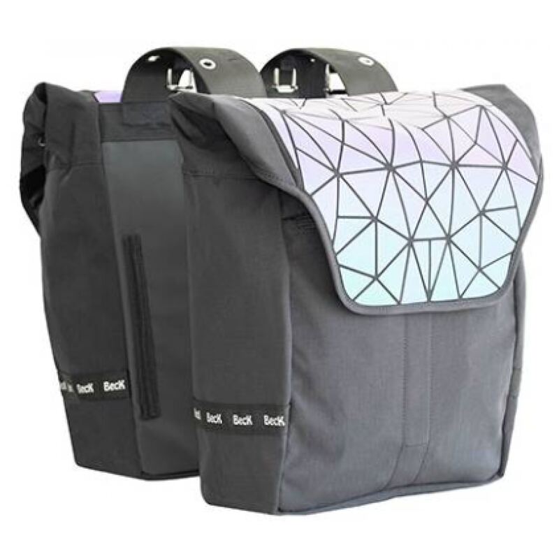 Fietstas Beck Ultra Deluxe dubbel 32 liter paars