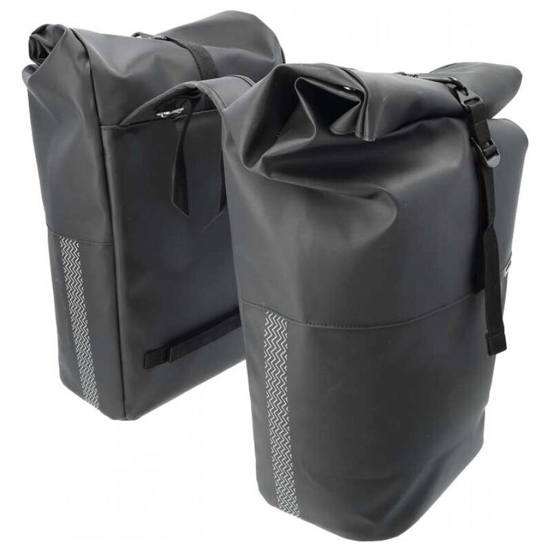 Fietstassen New Looxs Nyborg dubbel 34 liter zwart
