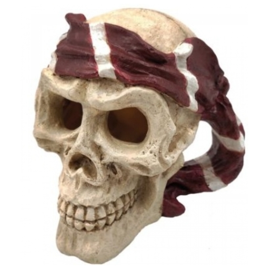 Superfish skull red pirate
