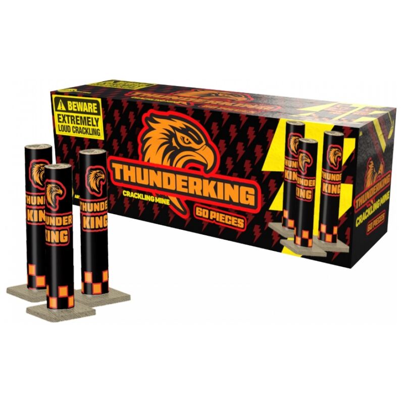 Thunderkings cracker mine single tubes - Wolff Vuurwerk (60 stuks / pak)