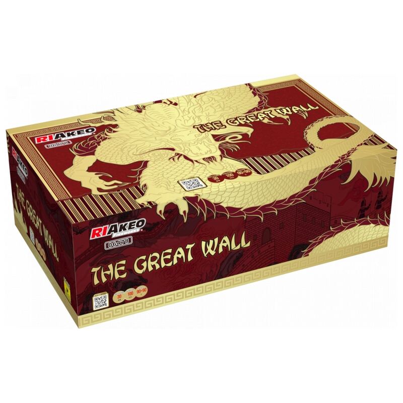 The Great Wall compound cakebox - Riakeo Fireworks (3500 gram / 180 schots)