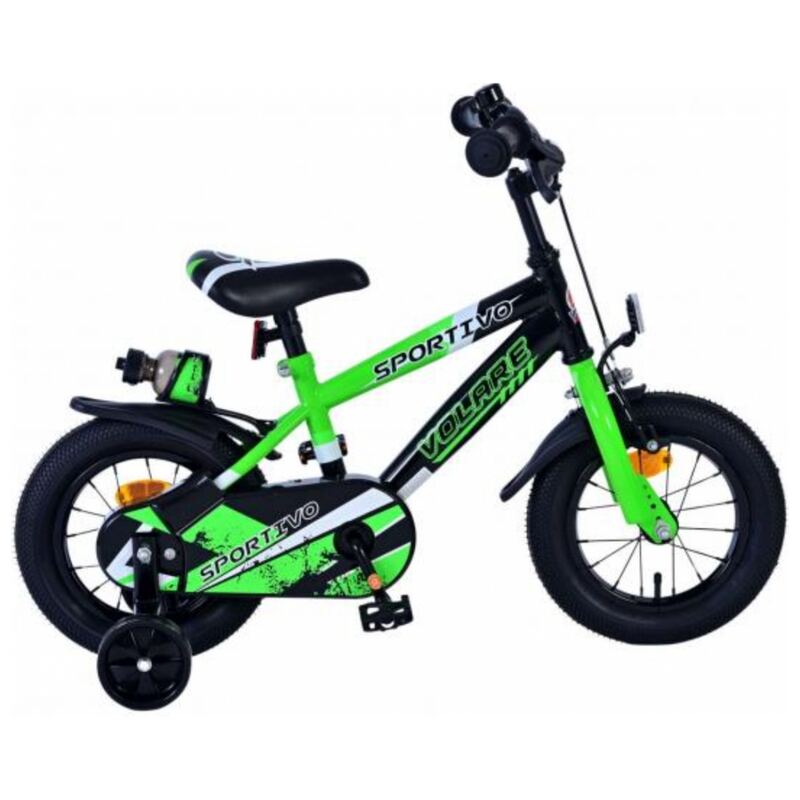 12 inch Volare Sportivo Mountainbike groen / zwart