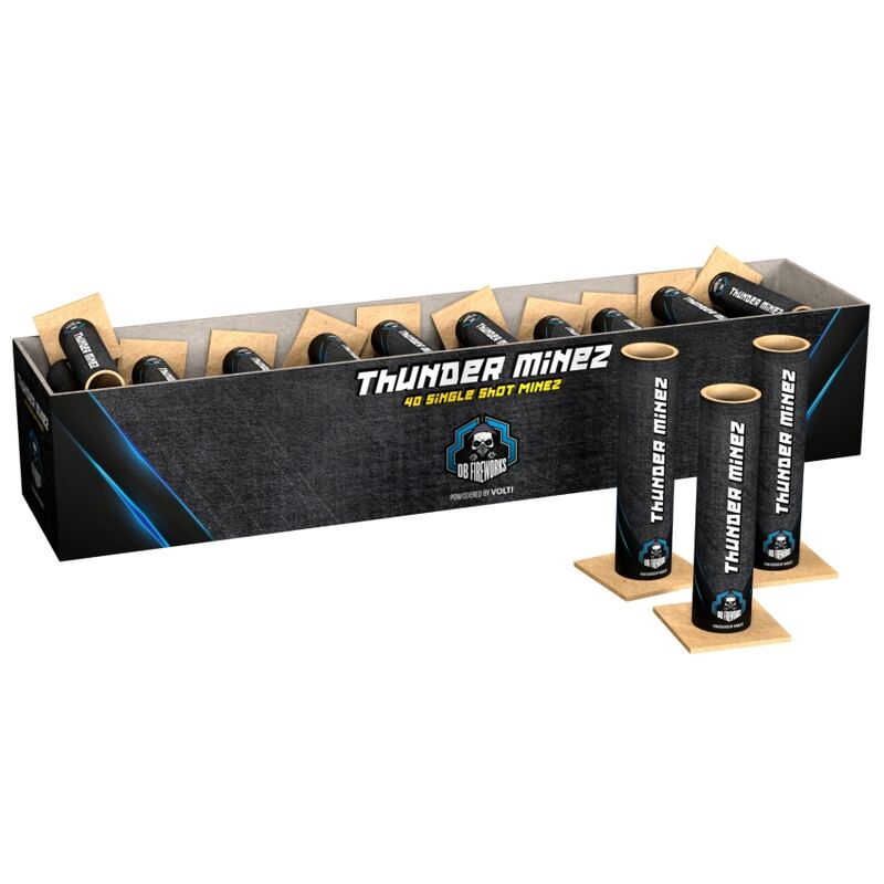 Thunder Minez single tubes - DB Fireworks (40 stuks / pak)