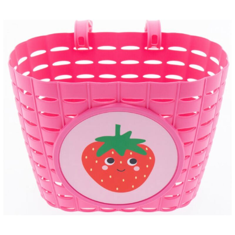 Mand Widek Explorer Kids kunststof aardbei roze