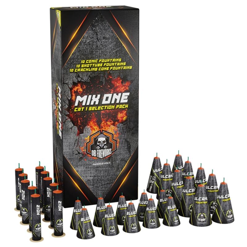 MIX ONE Fountain Pack pakket - DB Fireworks (30 stuks / pakket)