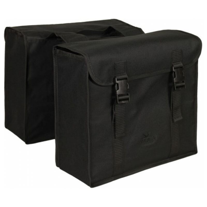 Fietstassen Greenlands Basic dubbel 40 liter zwartFietstassen