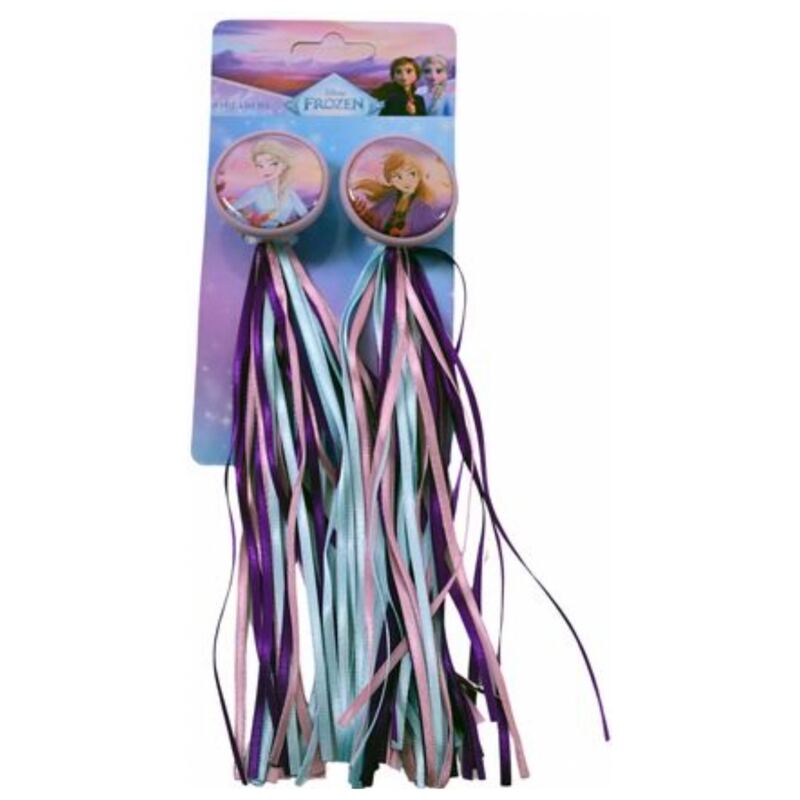Handvat streamers Disney Frozen II blauw / paars
