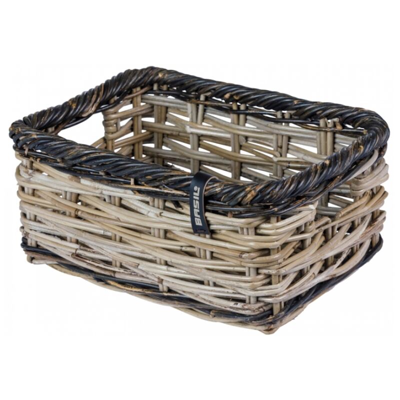 Mand Basil Dijon Rotan open medium bruin / zwart