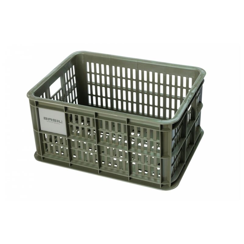 Krat Basil van gerecycled kunststof small groen