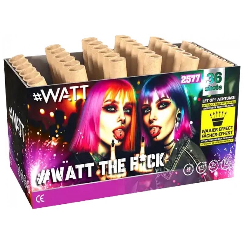 WATT The F*ck siercake - #WATT Collecton (260 gram / 36 schots)