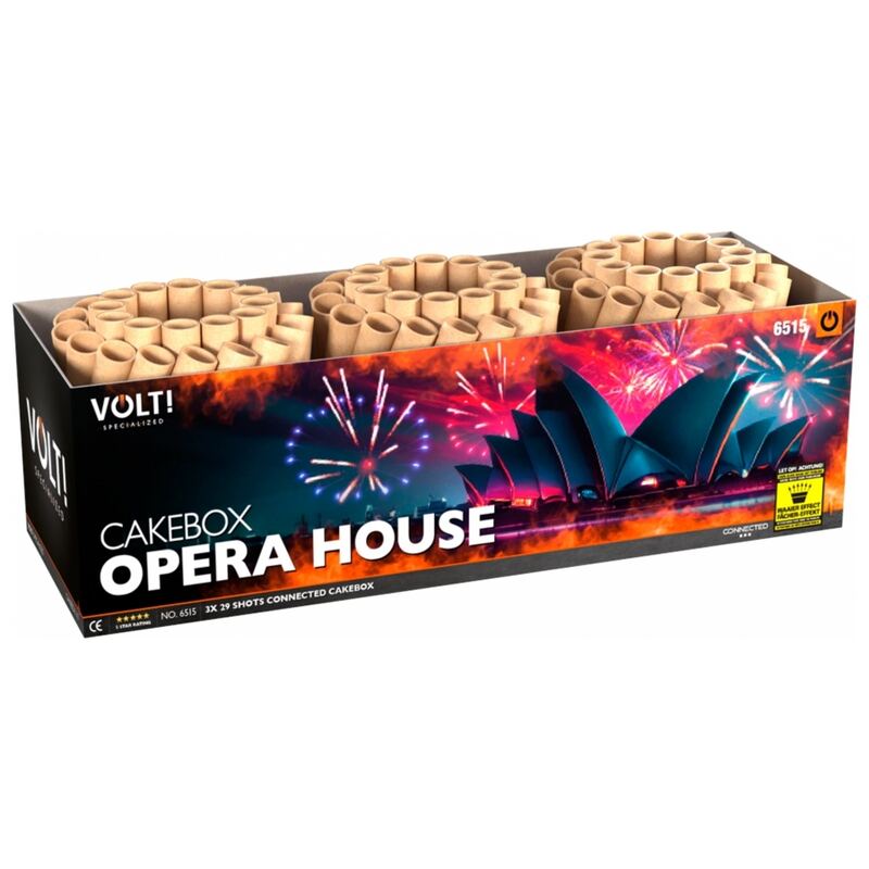 Opera House compound cakebox - VOLT! Collection (1500 gram / 87 schots)