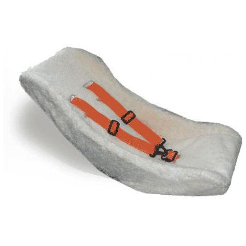 Babyschaal Melia Basic 2-9 maanden met 3-puntsgordel wit