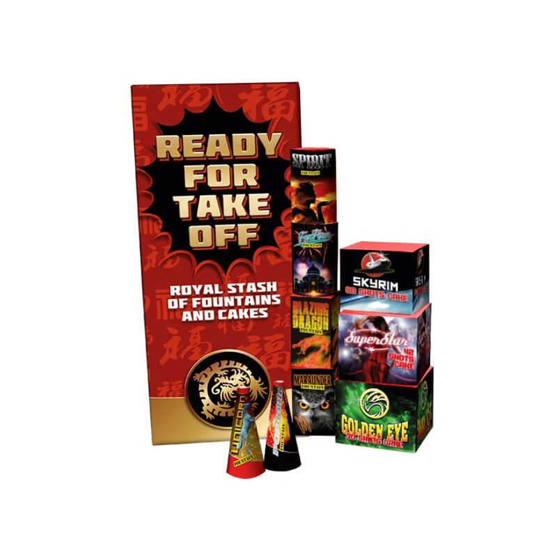 Ready for take off pakket - Wolff vuurwerk (9 stuks / doos)