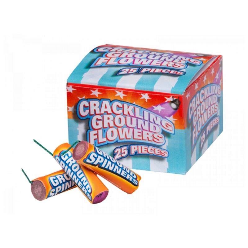 Crackling ground flowers