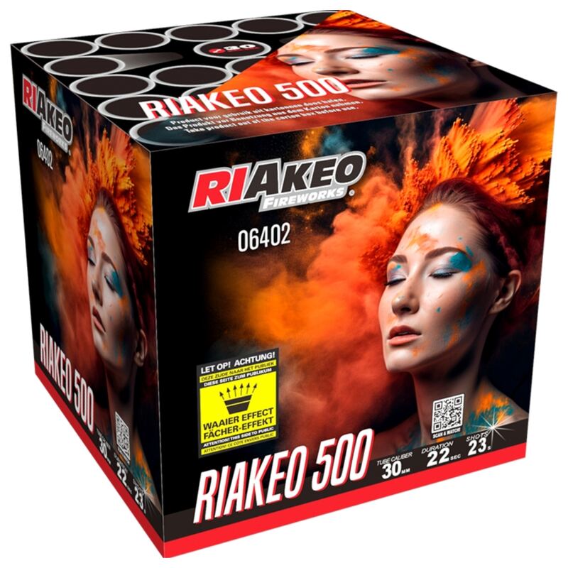 Riakeo 500 siercake - Riakeo Fireworks (500 gram / 23 schots)