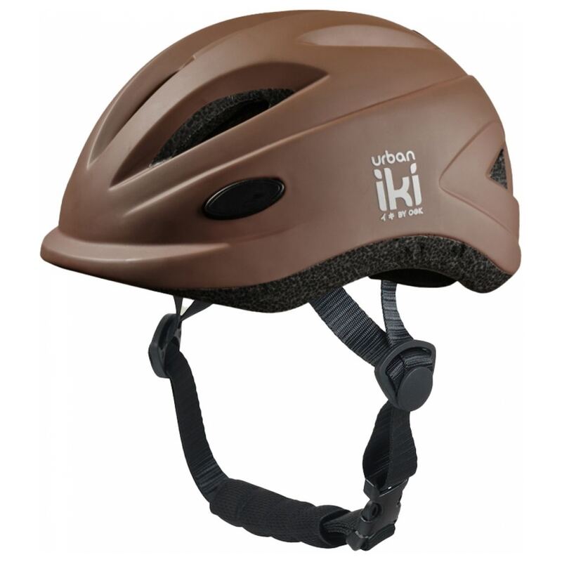 Fietshelm Urban Iki Comfort kinderen bruin XS